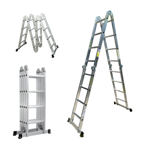 Escalera multifunción de aluminio 4x4
