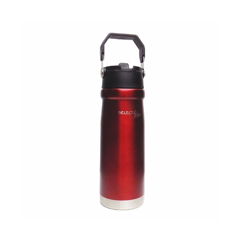 Botella Termica 650ml Doble Pared Granate