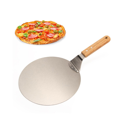 Pala Para Pizza D30cm/L50cm Acero Mango Madera