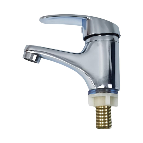 Canilla Palanca Cromado Para Lavatorio