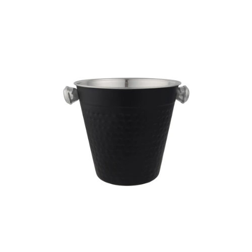 Champagnera Acero Inox 14cm Exterior Negro Mate