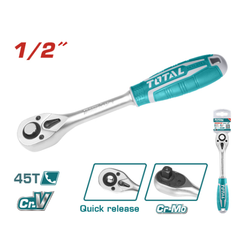 Llave Crique / Carraca 1/2” 45T – TOTAL THT106126