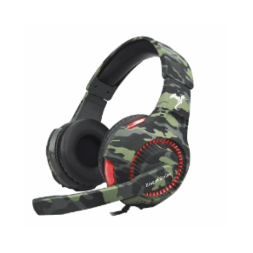 Auricular Gamer Trooper Kga-487 Luz Roja