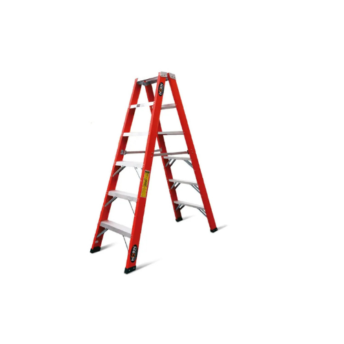 Escalera Tijera Doble Fibra de Vidrio 6 Peldaños Santa Catarina