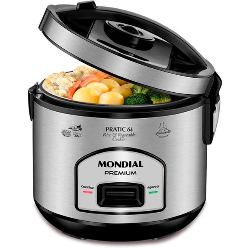 Olla Eléctrica de Arroz Mondial Pratic 6I PE-43-6X