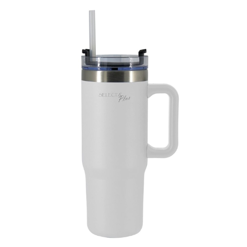 Mug Travel Termico 900ml Acero Inox Blanco Selecta