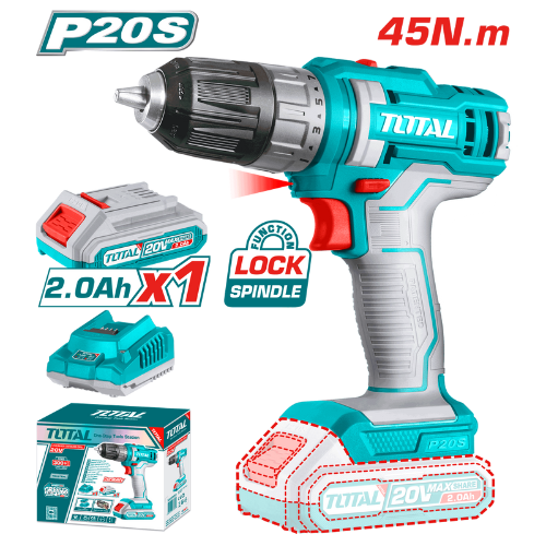 Taladro Atornillador Inalámbrico 20v - 10mm TDLI200518