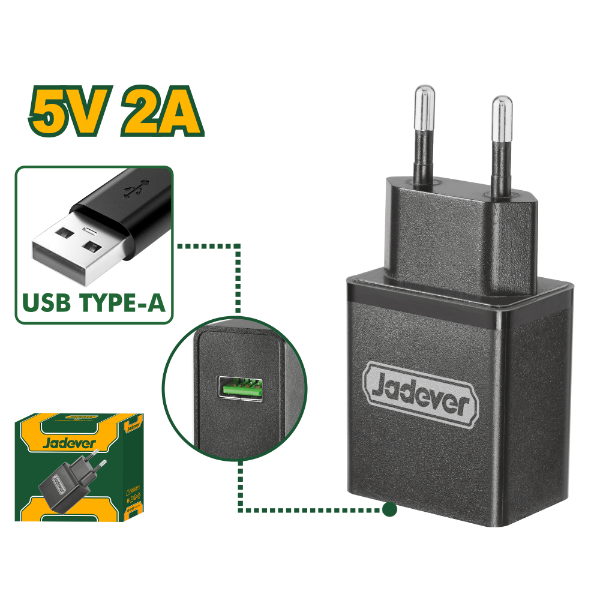 Accesorio - Cargador USB 5V 2.0Ah. Jadever Caja JDFCT552