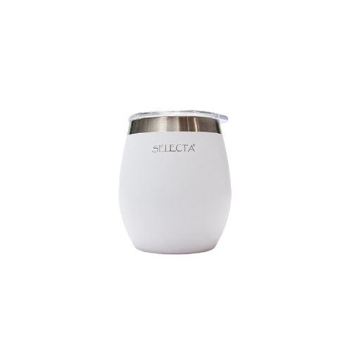 Mate 240ml Doble Pared Blanco Aqua Selecta
