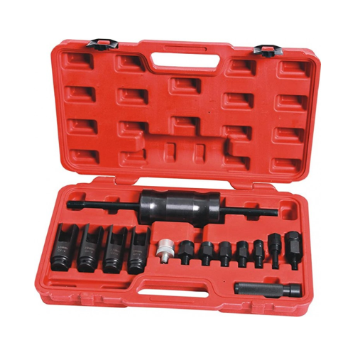 Extractor de picos inyectores diésel con adaptadores
