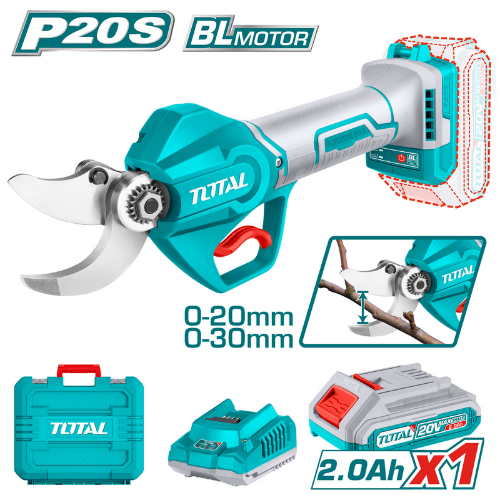 Tijera de podar a batería 20v - Bat/Car Total Tssli203083