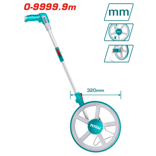 Rueda Medidor de Distacia 10Km Total TMT19945