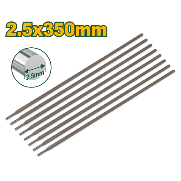 Electrodo Rutilico Profesional (2.50x350mm). x2.5Kg. Jadever JDERC212