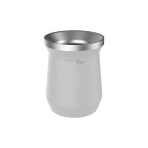 Mate 230ml Acero Inoxidable Blanco Selecta