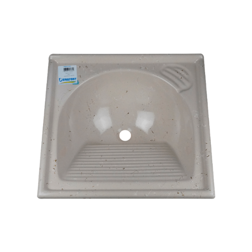 Pileta de Fibra 1 Bacha 55cmx55cm