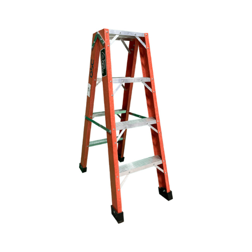 Escalera Tijera Doble Fibra de Vidrio 4 Peldaños Santa Catarina
