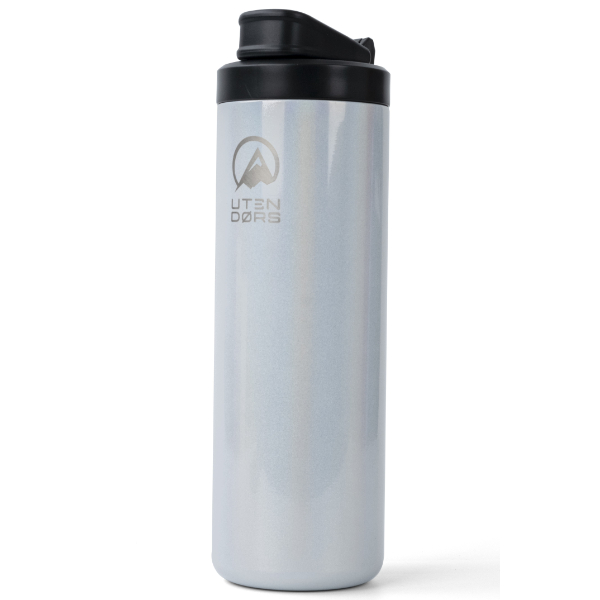 Termo 600ml TPG Reflectivo Blanco PE. Utendors DA-707V-IRW
