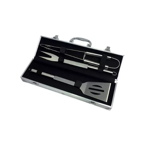 Set 3x Pzas Para Asado Acero Inoxidable en Caja