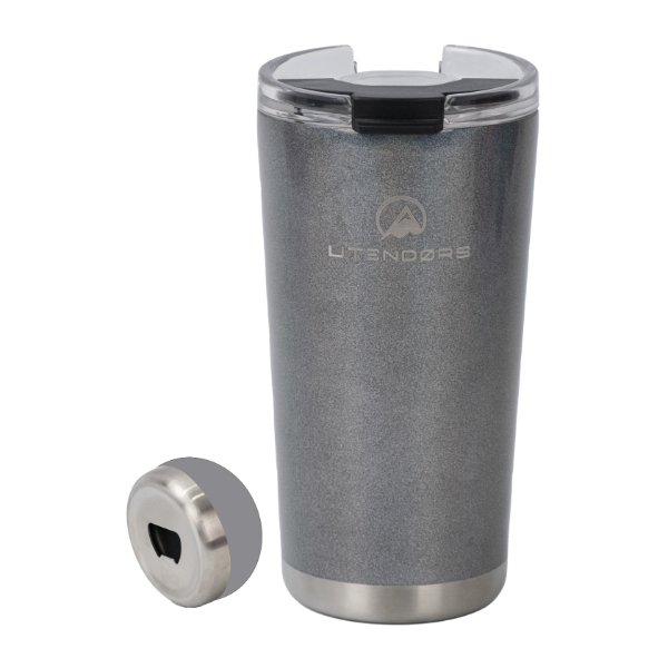 Vaso Termico 475ml. TH Reflectivo Negro. Utendors DA-532-IRB