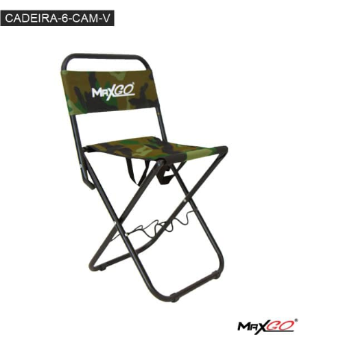 Silla Para Pesca Con Porta Caña Max-Go