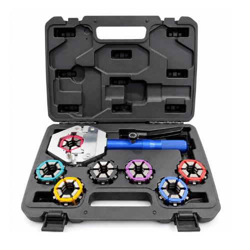 kit Prensa Crimpadora Manual de Manguera Hidráulica Para Aire Acondicionado