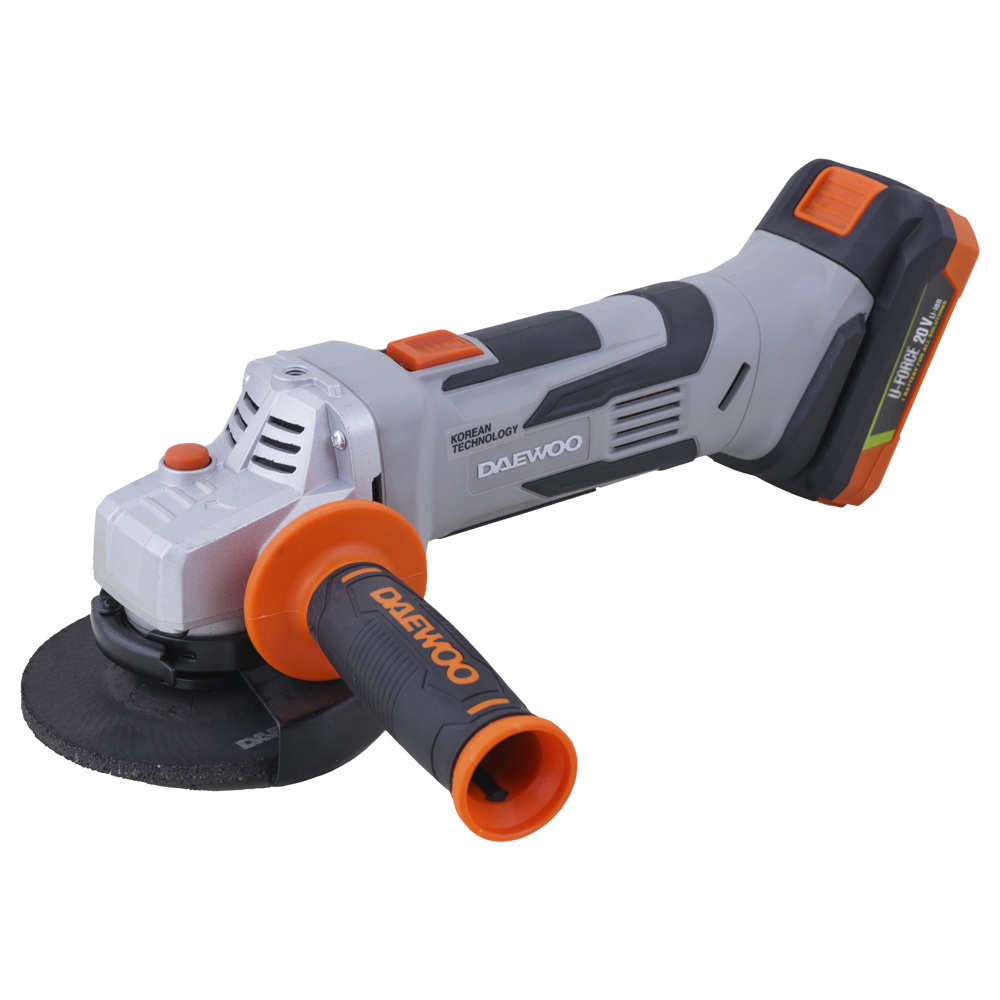 Amoladora Angular 20v 115mm a bateria con accesorios DAEWOO