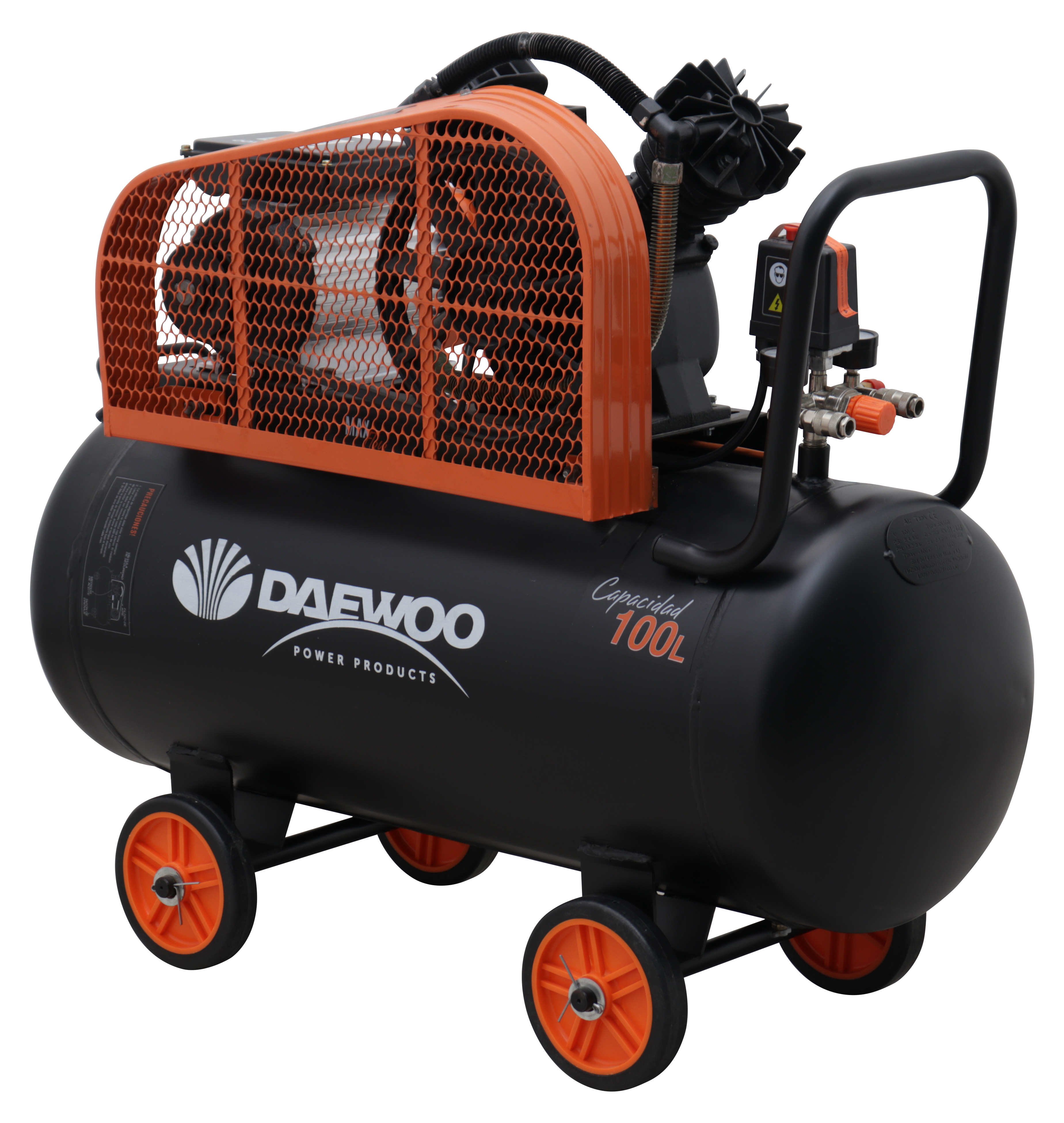 Compresor a Correa T-V Daewoo 3hp 220v 100l